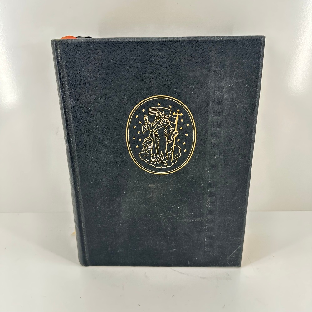 1959 Rembrandt‎ Edition Bible Authorized King James Version Black Gold Gilt Edge